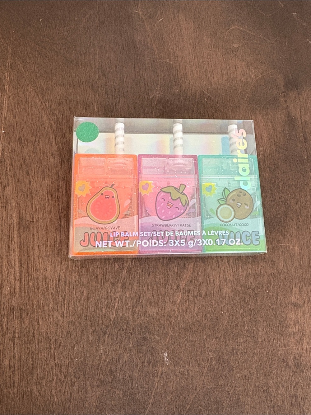 Claire's Juice Lip Balm Set - New